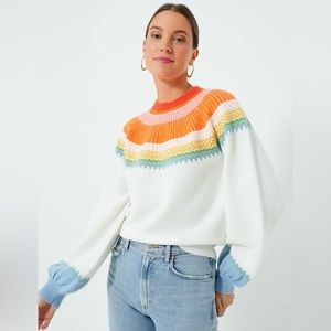 Pastel Color Block Sweater, Size M